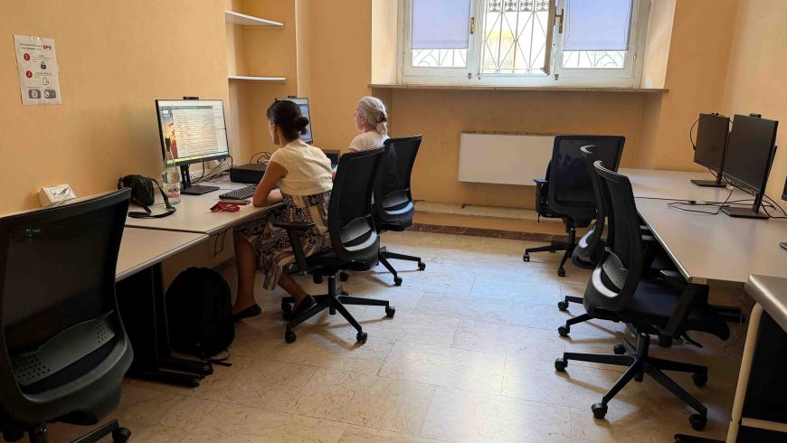 Uno dei nuovi spazi di coworking in Rettorato